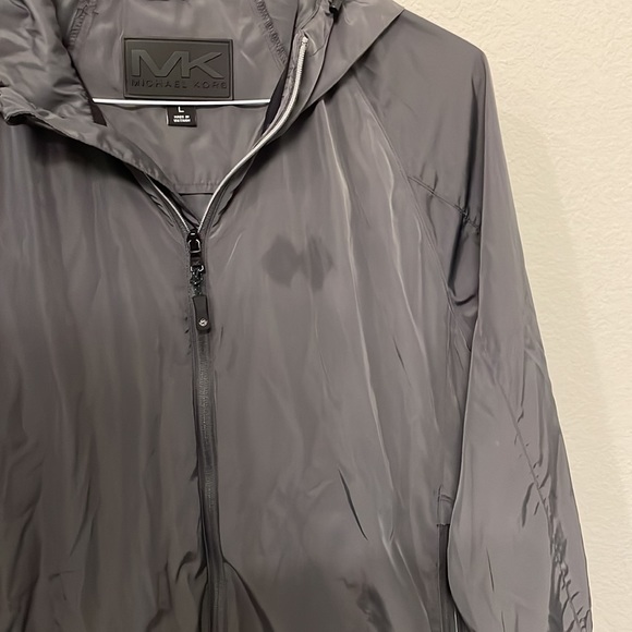 Men’s Michael Kors Dark Grey Windbreaker Jacket - Picture 2 of 4